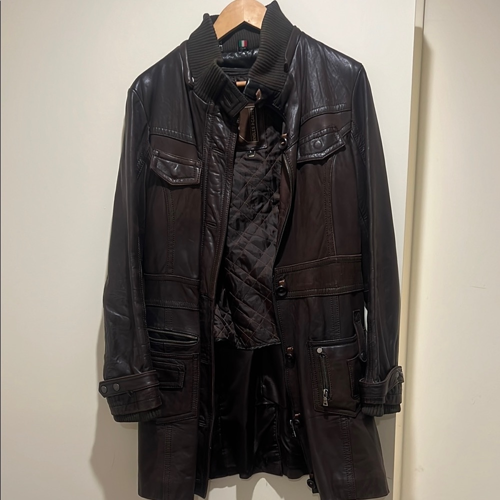 Women’s Dark Brown Leather Jacket